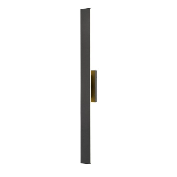 Z-Lite Stylet Outdoor Wall, 4-Light, 4.75 In.W x 48 In.L x 3.75 In.H, Sand Black/White 5006-48BK-LED - main